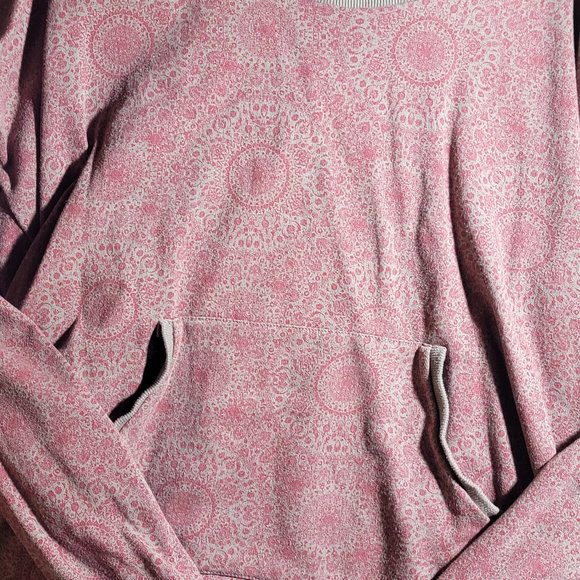 Alternative  Vintage Look Washed High Low Yoga Hoodie Size Large - Picture 9 of 12